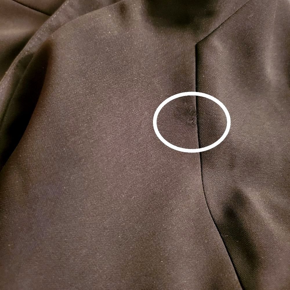 Badgley Mischka Women's Mermaid Gown 6 Black V-Neck Cap Sleeve Eveningwear - Picture 11 of 13